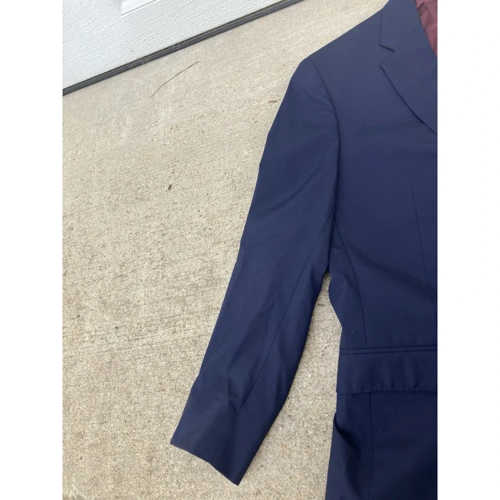 Brooks Brothers Blazer Mens 40R Navy Wool  Sport Coat Vitale Barberis Classic